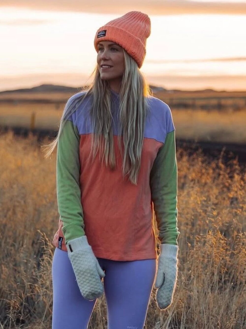 Notice the Reckless Base Layer Top in Colorblock - XS